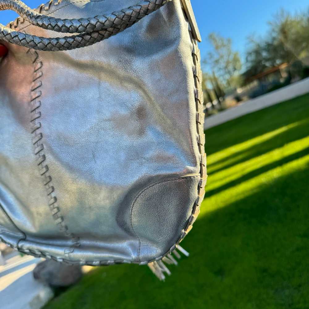 Vintage Ralph Lauren handbag | shoulder bag silve… - image 7