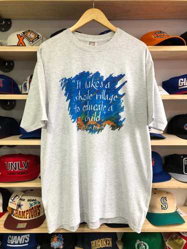 Vintage “It Takes A Village” African Proverb Tee S