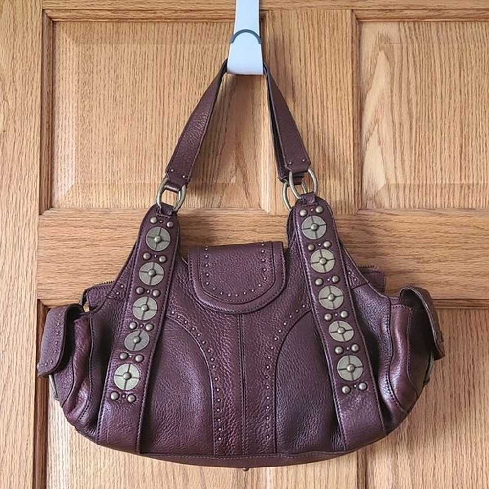 Cole Haan brown  village pallette satchel  vintage - image 2