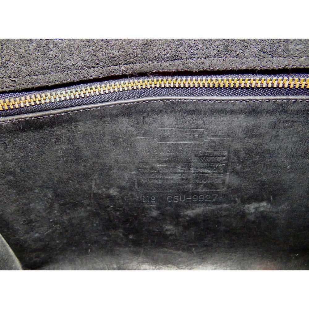Vintage Coach Willis Crossbody Leather Purse - Bl… - image 10