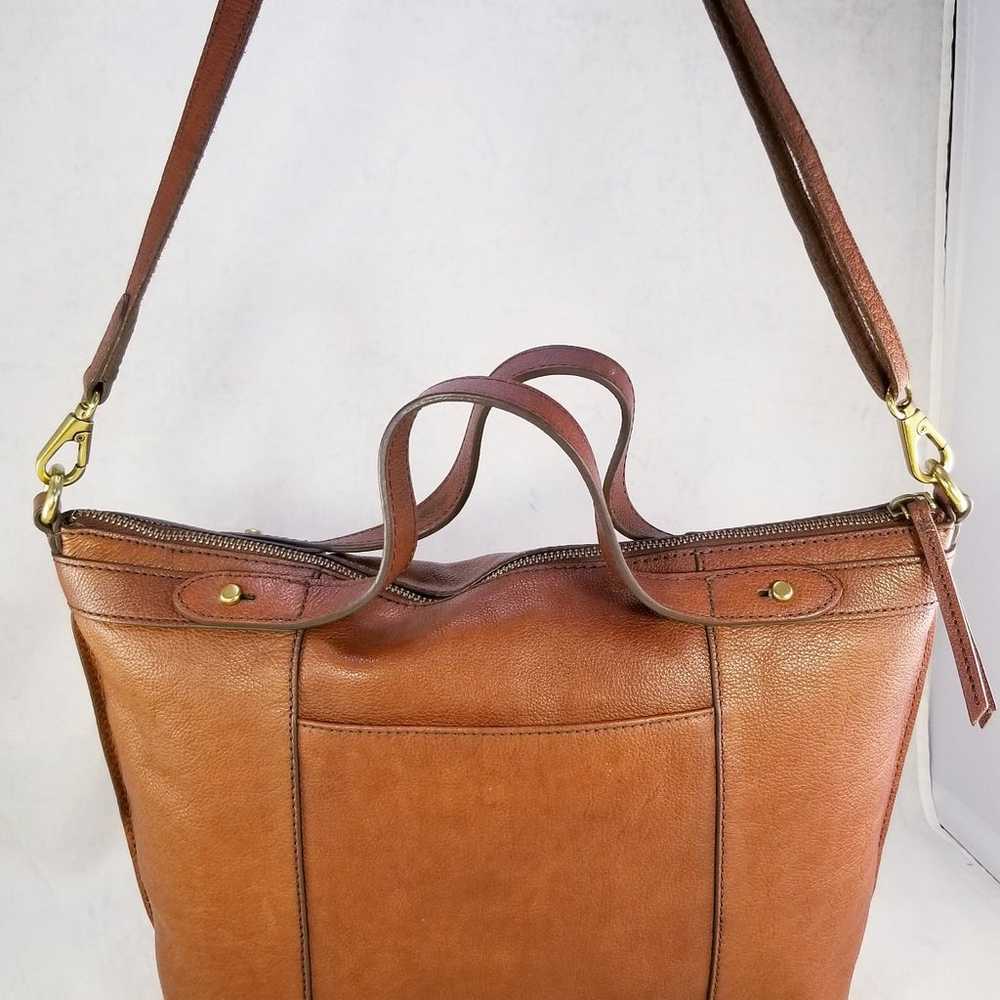 FOSSIL MADDOX REVIVAL TOTE SHOPPER PURSE SHOULDER… - image 3