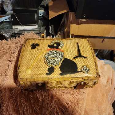 Vintage 1950s Box Purse | 50s Poodle Novelty from… - image 1