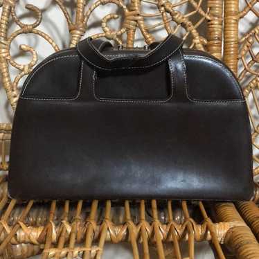 Leather clutch bag Ralph Lauren Black in Leather - 37952703