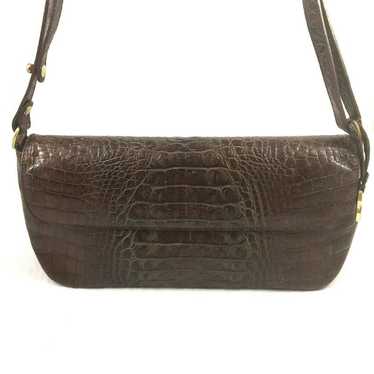 Brahmin Bag Handbag Shoulder Leather Croc Alligat… - image 1