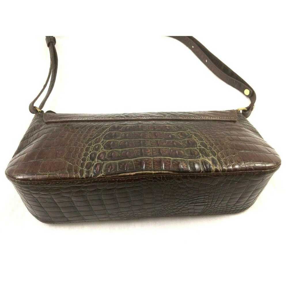 Brahmin Bag Handbag Shoulder Leather Croc Alligat… - image 7