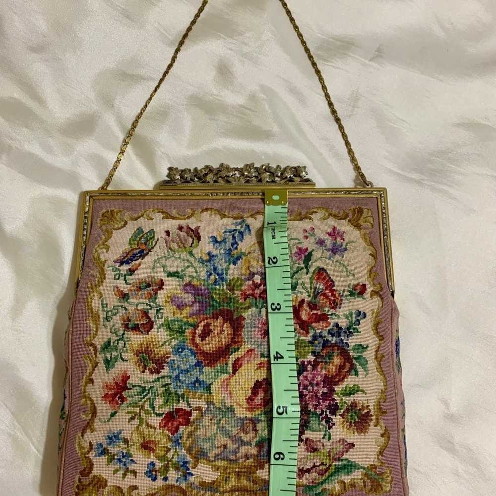 Vintage Tapestry Evening Bag - image 9