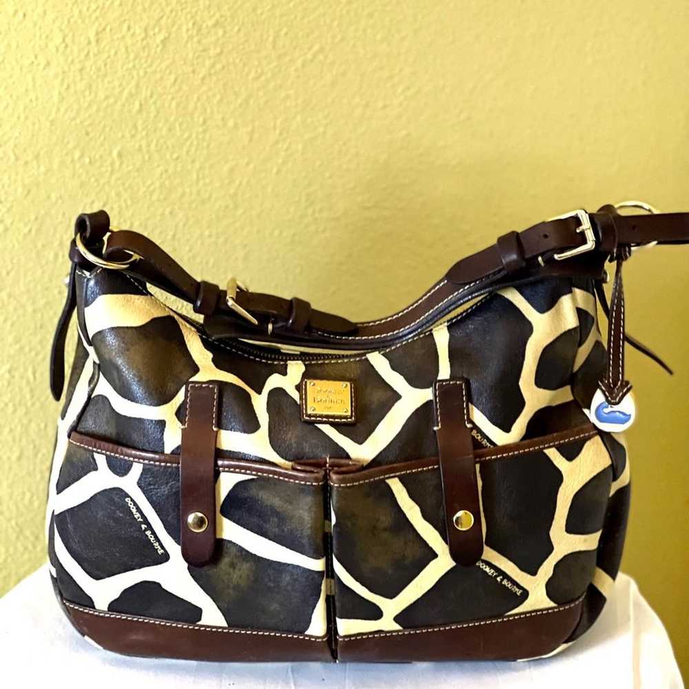 DOONEY AND BOURKE~VINTAGE~Giraffe Shoulder Bag - image 1