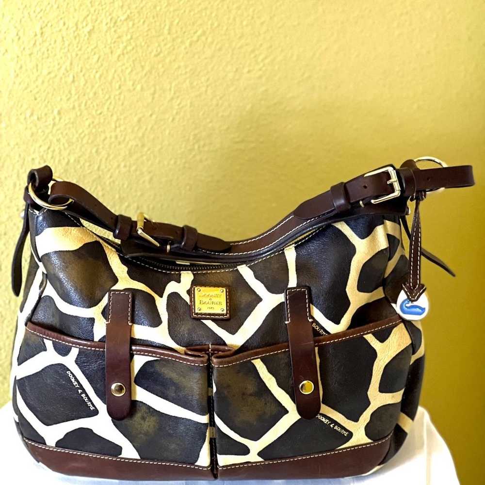 DOONEY AND BOURKE~VINTAGE~Giraffe Shoulder Bag - image 2