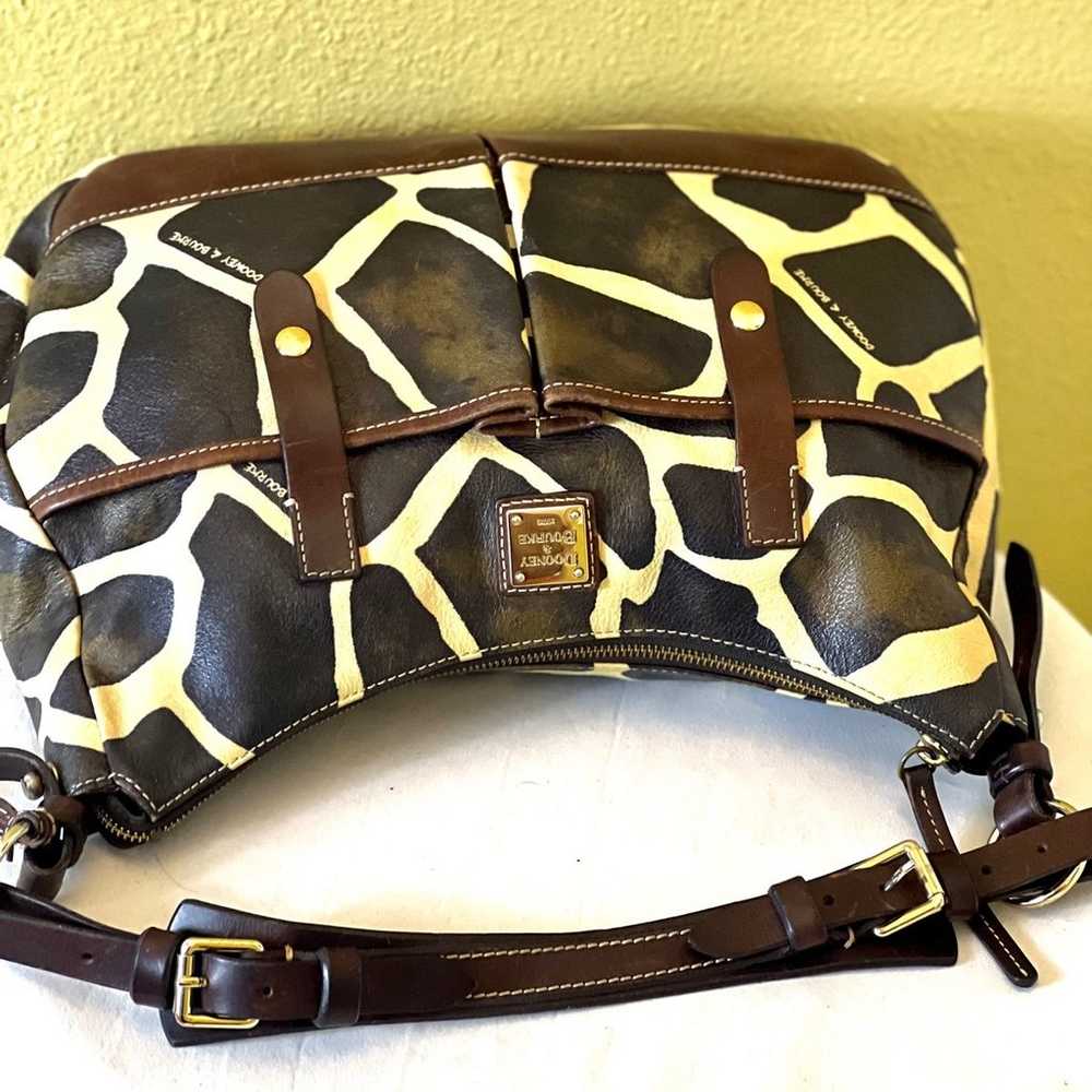 DOONEY AND BOURKE~VINTAGE~Giraffe Shoulder Bag - image 6