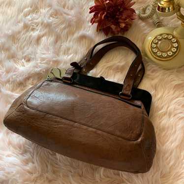 Vintage Lanvin Lucite Top Shoulder Bag - image 1