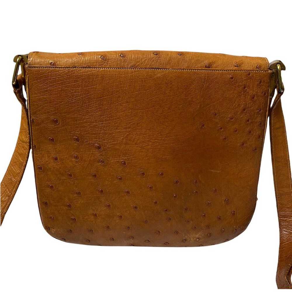 Rendl Vintage 60’s Brown Ostrich Leather Purse an… - image 2