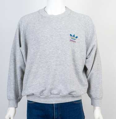 Vintage Adidas Gray Fleece Sweatshirt