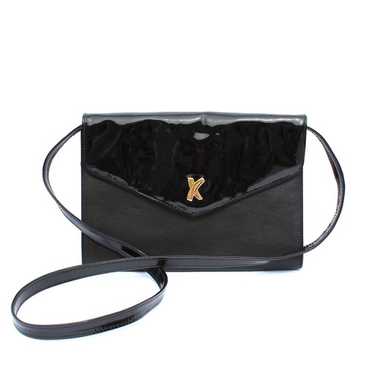 Paloma Picasso Black Patent Leather Bag