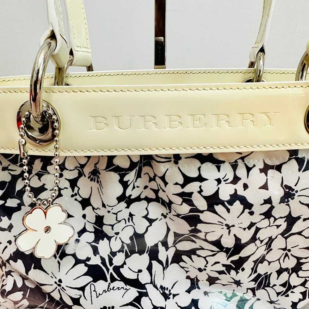 AUTHENTIC BURBERRY FLORAL VINYL AND PATENT LEATHE… - image 2