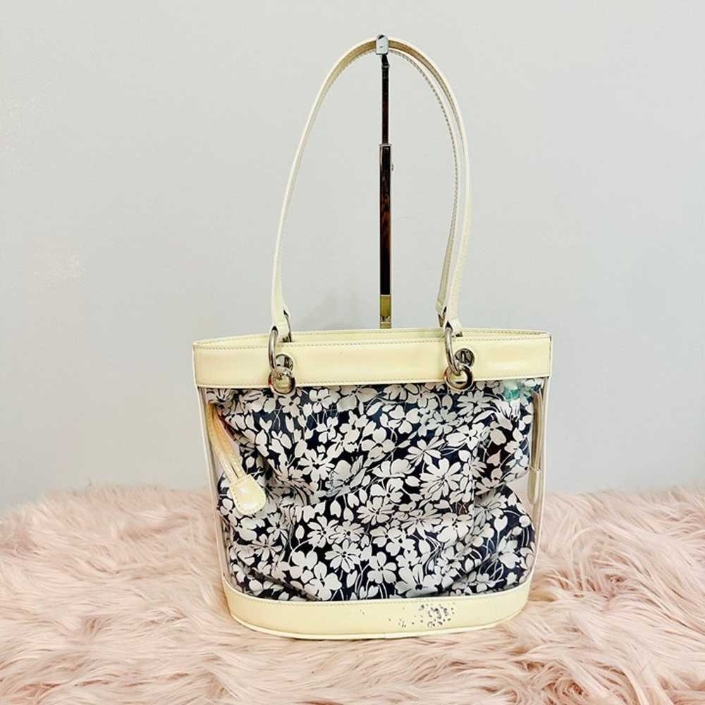 AUTHENTIC BURBERRY FLORAL VINYL AND PATENT LEATHE… - image 3