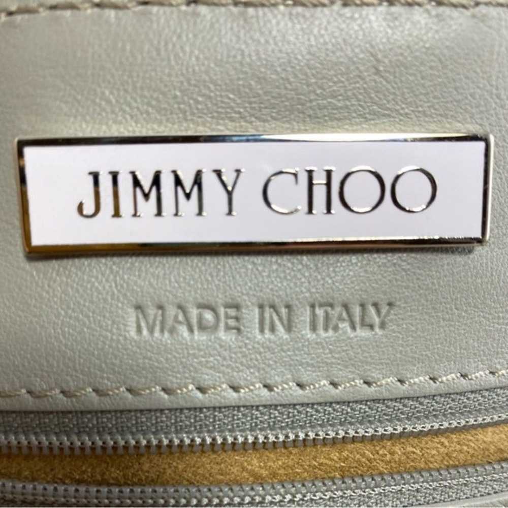 Jimmy Choo Authentic Neutral Tan Patent Leather R… - image 9