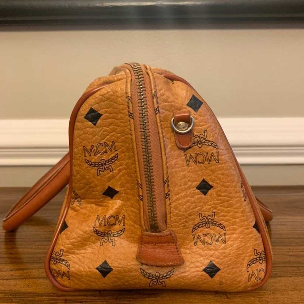 MCM Vintage Boston Leather Handbag - image 3