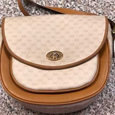 Gucci Brown/cream Vintage Web GG Coated