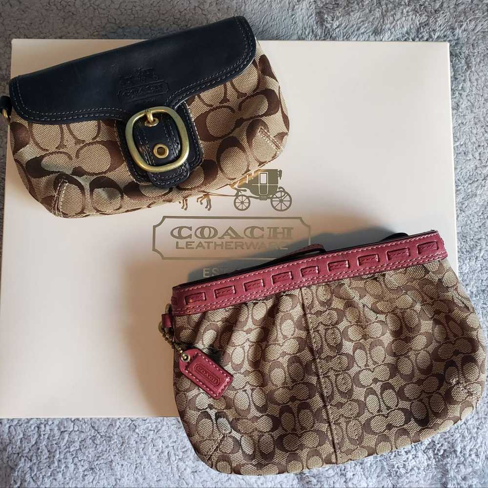 Authentic Vintage Coach Wristlets - image 1