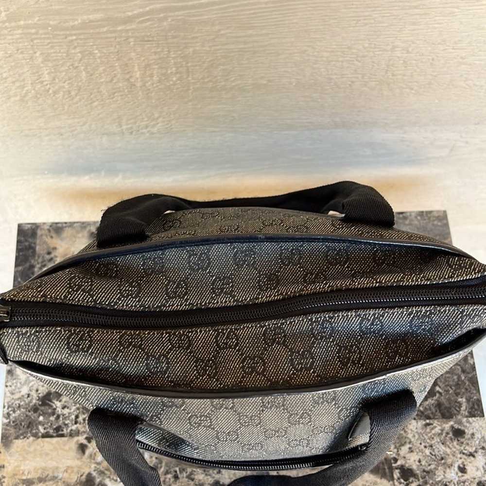 Gucci GG Web Monogram Canvas Tote - image 11