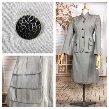 Forties Two Piece Skirt Suit 1940s Authentic Vintage Replica