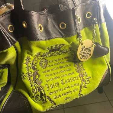 JUICY Couture shoulder bag!!! Amazing green juicy... - Depop