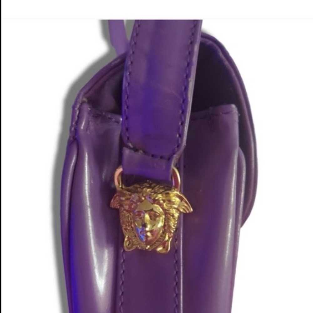 Vintage Versace Lilac shoulder bag - image 2