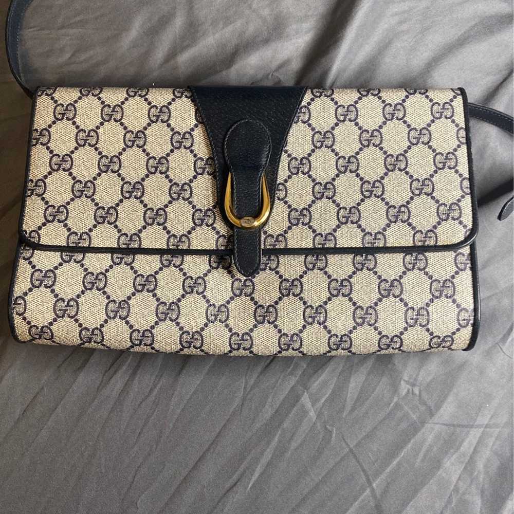 Gucci Vintage Web GG Coated Canvas Crossbody Bag - image 2