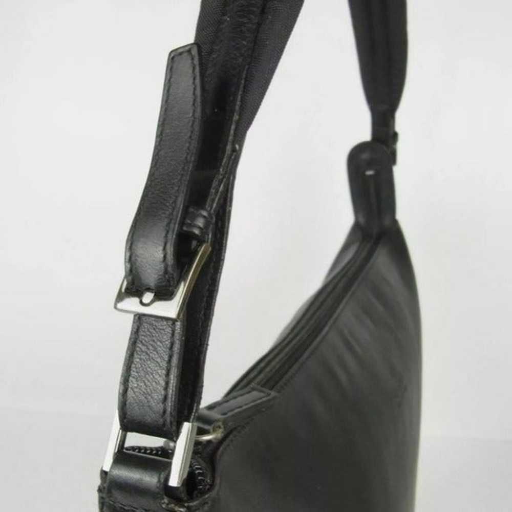 GUCCI GG Vintage Leather Loop Shoulder bag Italy - image 9