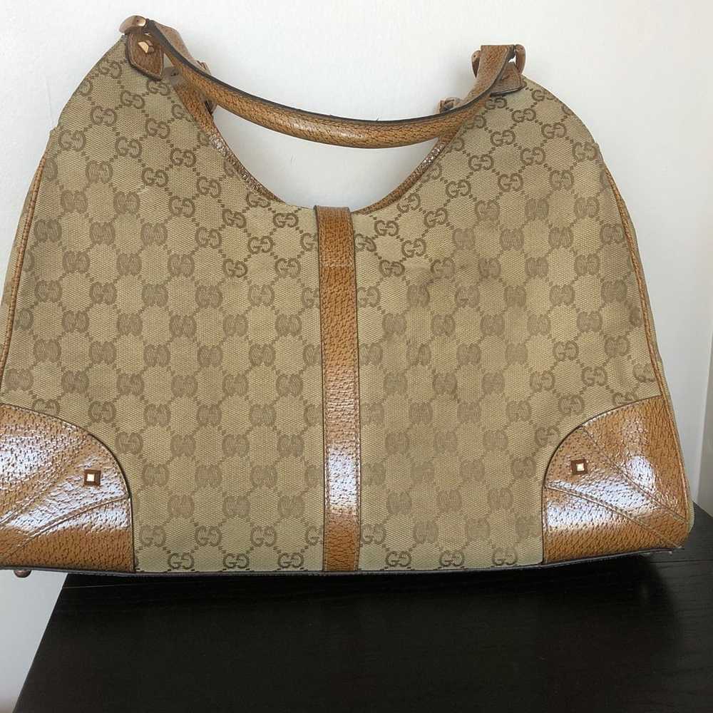 Authentic Vintage Gucci Jackie O GG Canv - image 3
