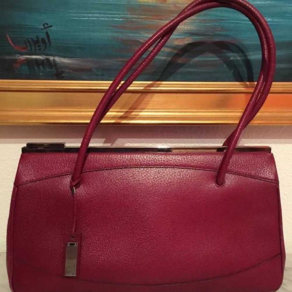 Vintage Gucci Red Burgundy Crossbody Bag 90s HTF … - image 1