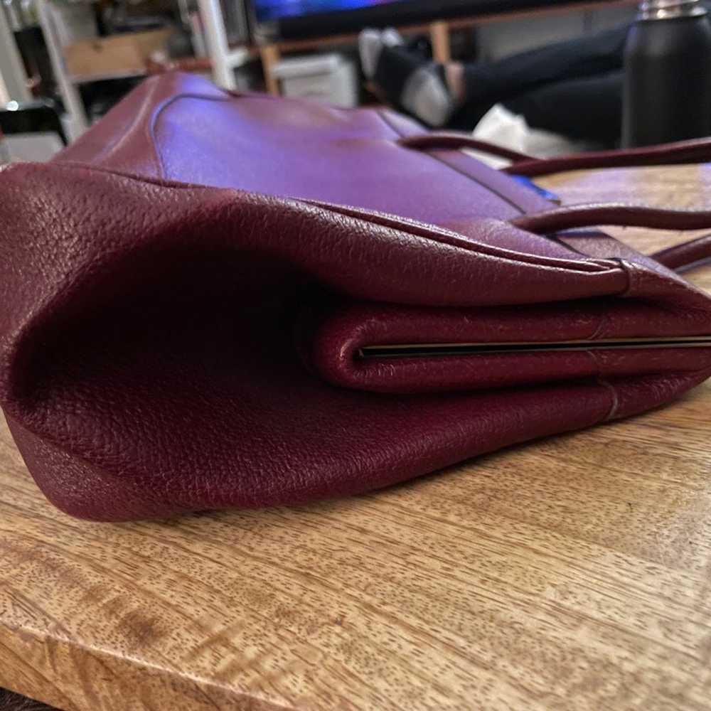 Vintage Gucci Red Burgundy Crossbody Bag 90s HTF … - image 9