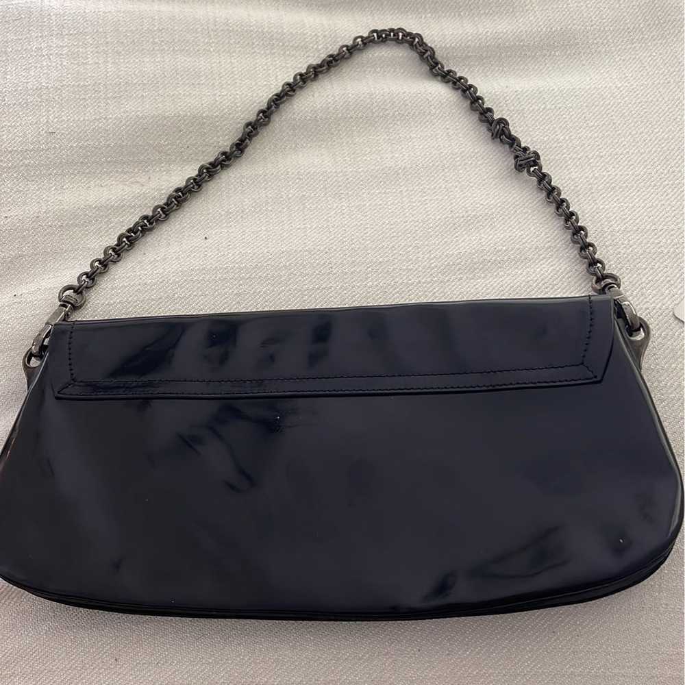 Vintage prada patent leather shoulder chain bag - image 9