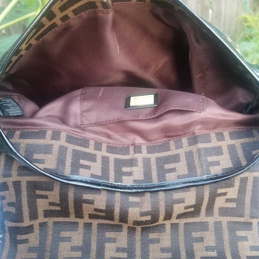 Rare and Fabulous Fendi zucca handbag - image 10