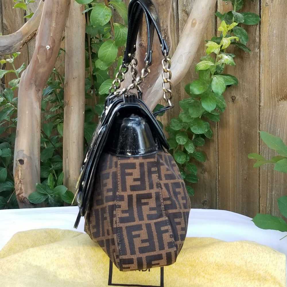 Rare and Fabulous Fendi zucca handbag - image 8