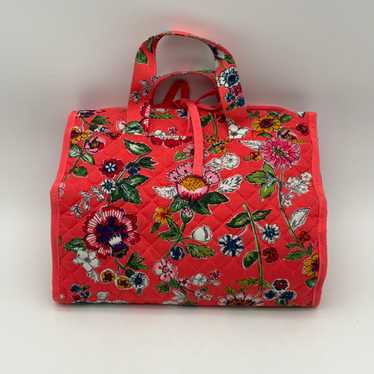 Vera Bradley Womens Orange Floral Print Inner Poc… - image 1