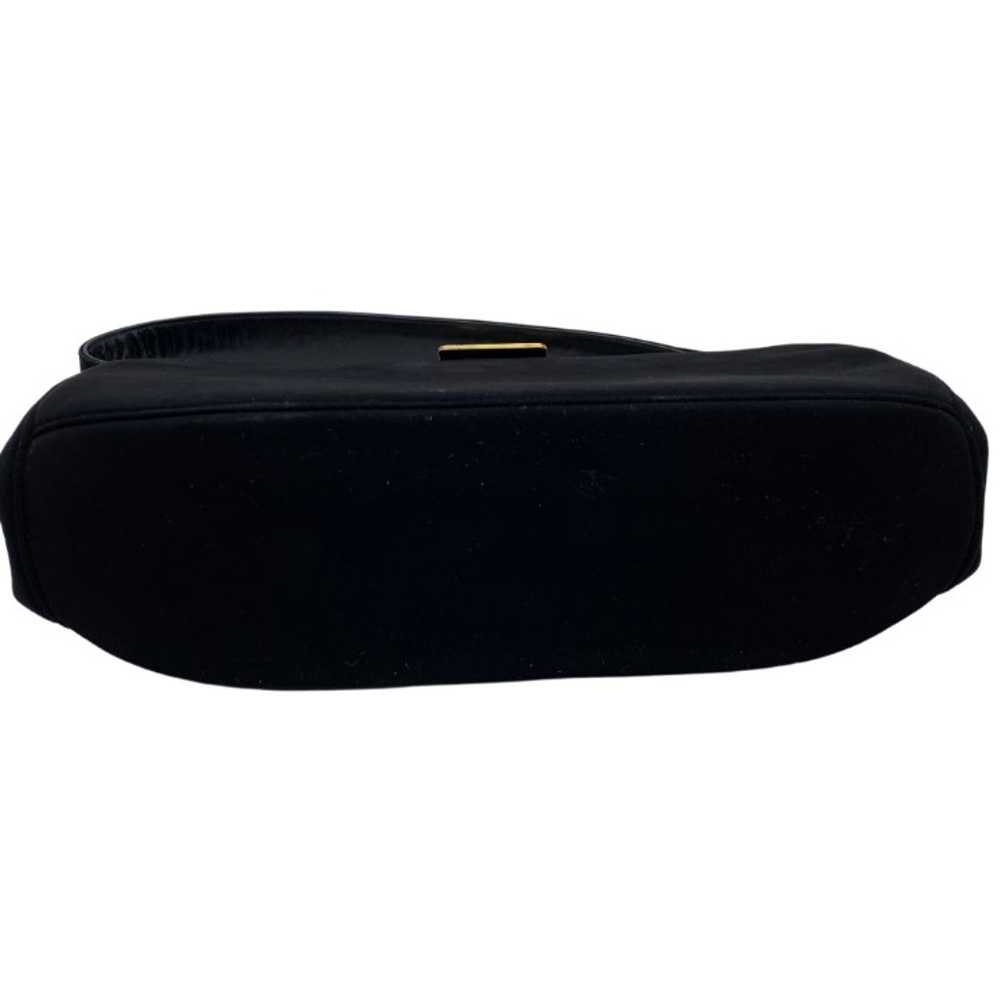 Vintage Coblentz Black Perma Suede box purse hand… - image 4