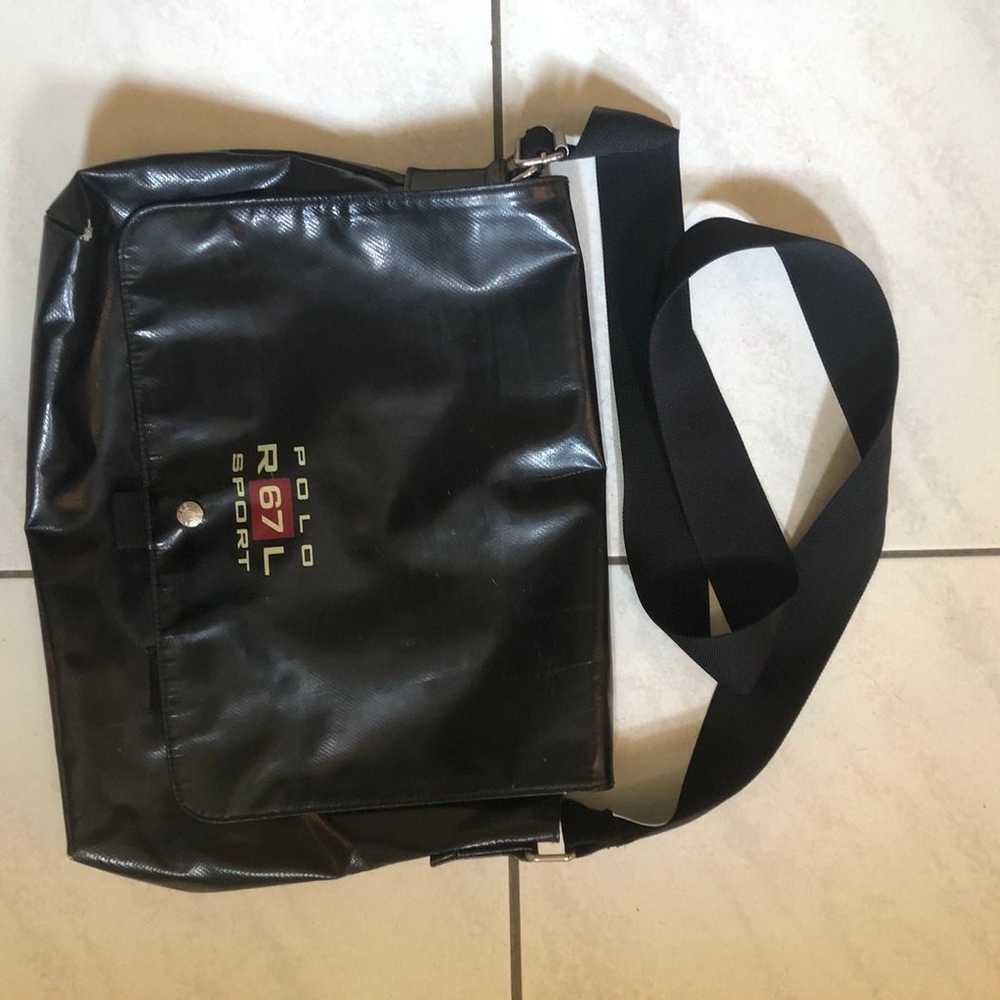 Polo Sport Ralph Lauren black vintage messenger c… - image 9