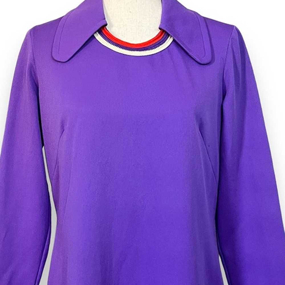 Vintage Forever Young By Puritan Purple Dress - image 2