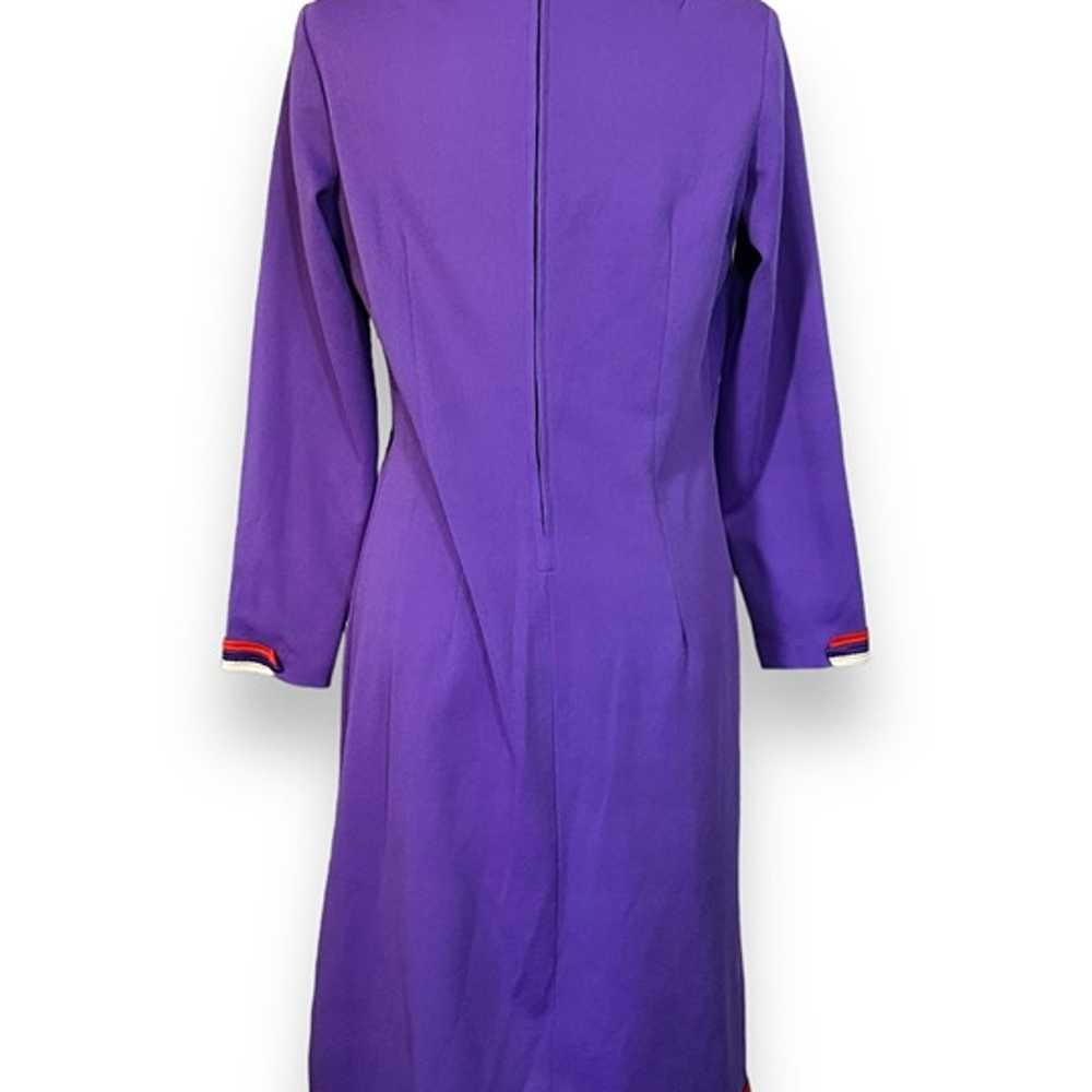 Vintage Forever Young By Puritan Purple Dress - image 3