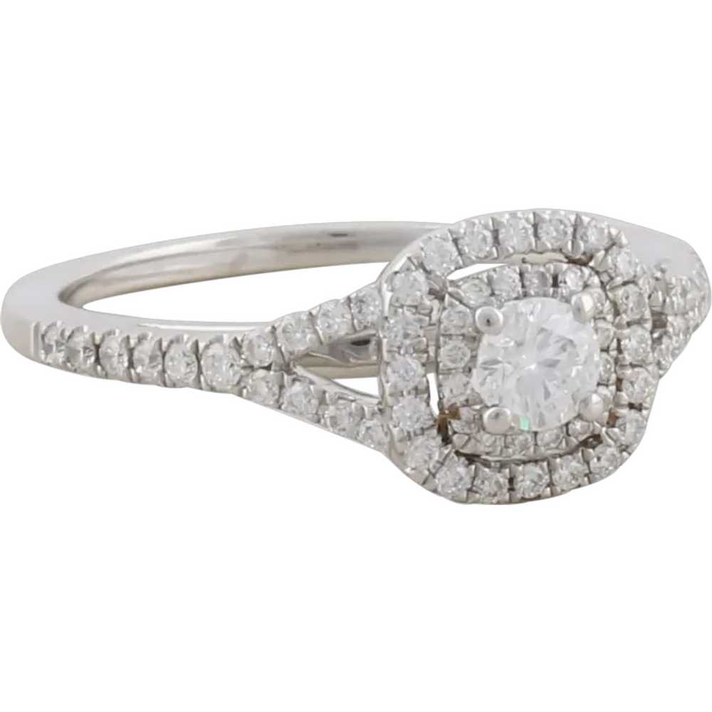 14k White Gold .65 Carat Diamond Engagement Ring … - image 1