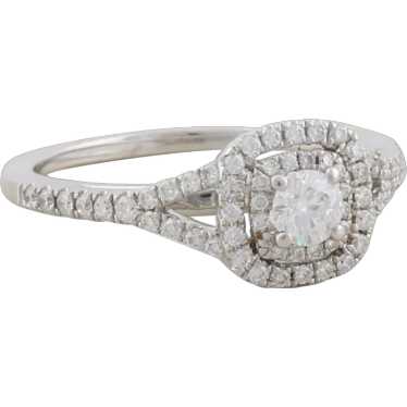 14k White Gold .65 Carat Diamond Engagement Ring S