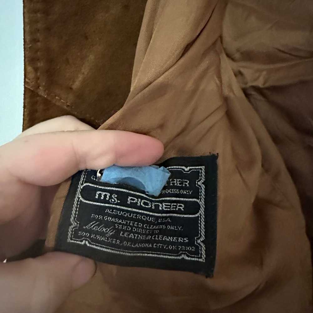 Vintage Suede/Leather Fringe Jacket - image 7