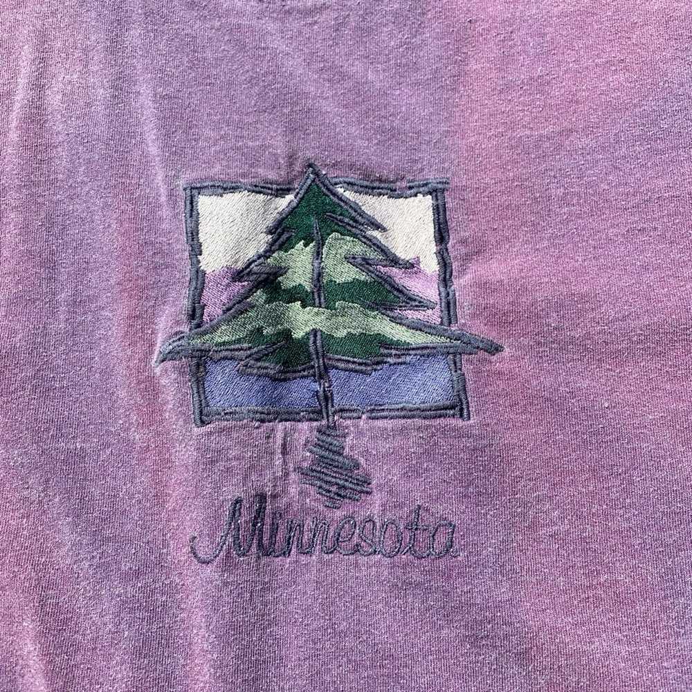 VINTAGE Minnesota Pine Tree T-shirt - image 2