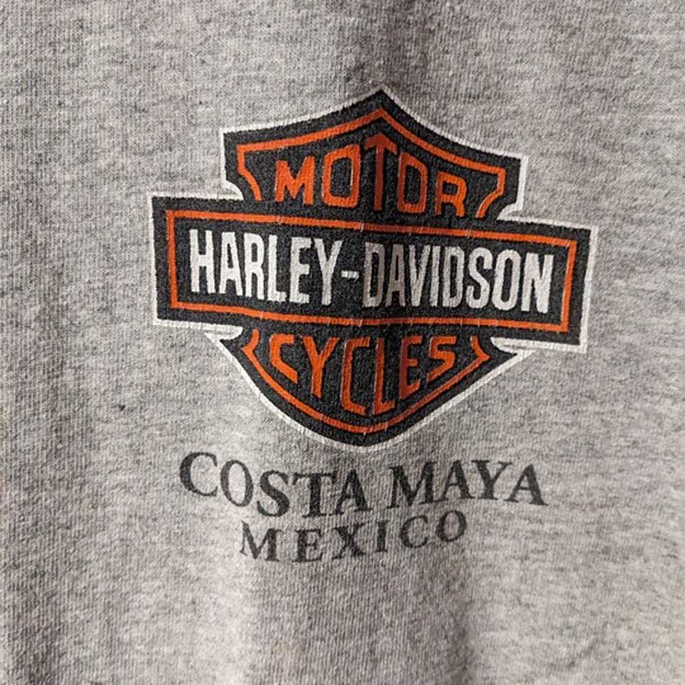Vintage Y2K Harley Davidson Costa Maya Mexico Gra… - image 4