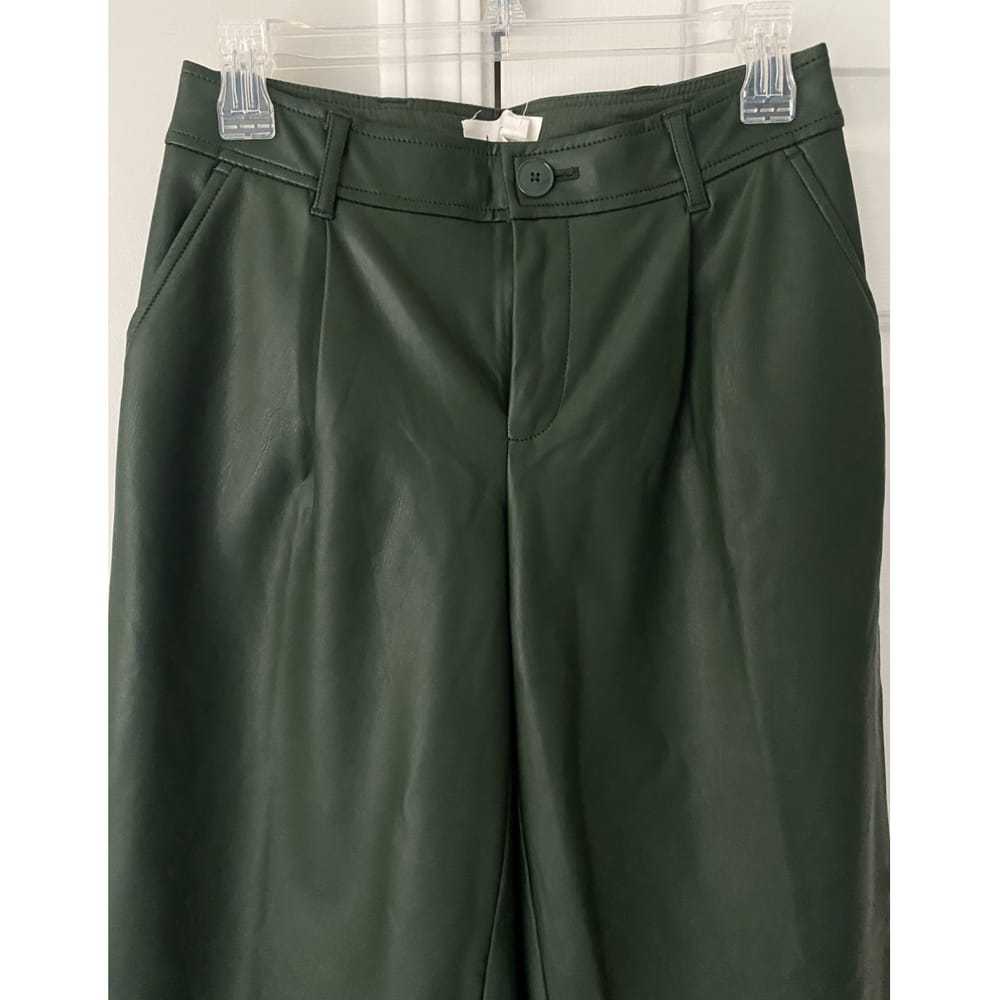 Anthropologie Vegan leather trousers - image 2