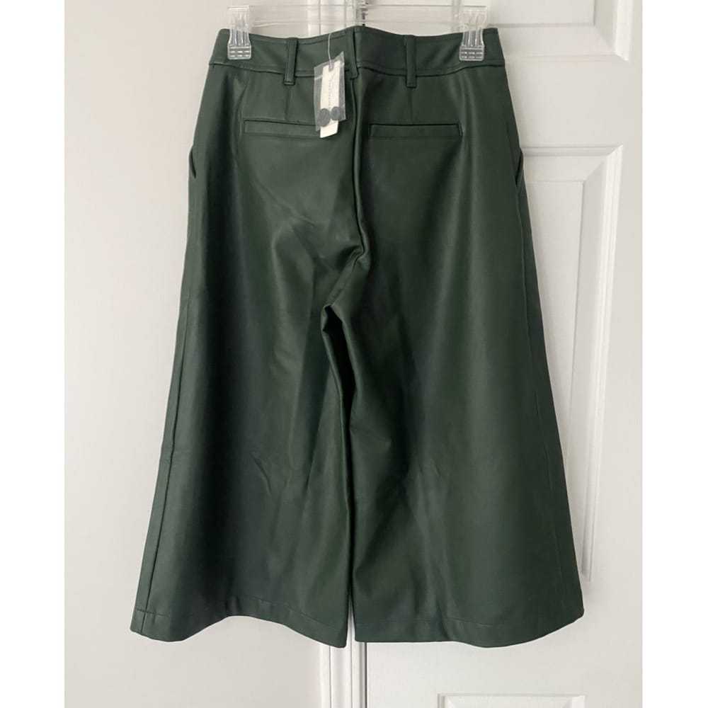 Anthropologie Vegan leather trousers - image 3