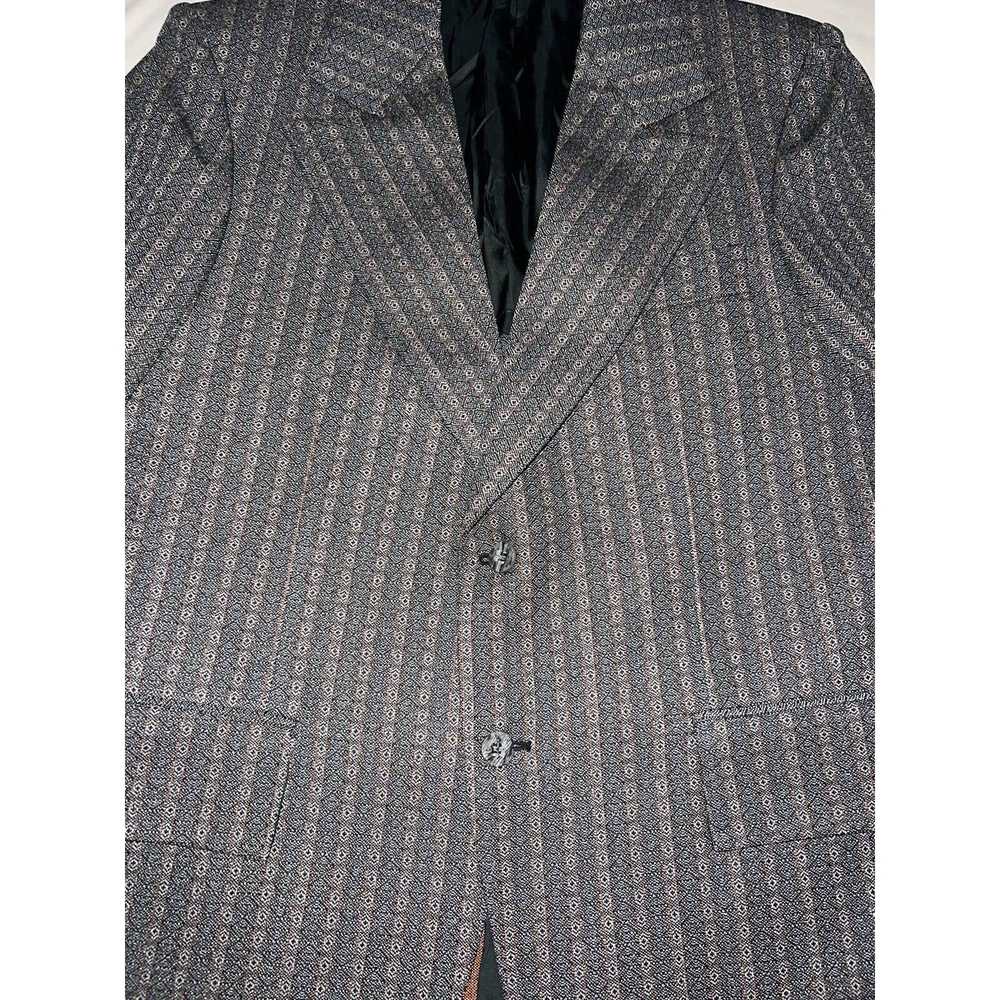 Other Mens Unbranded Blazer Double Knit Wrinkle R… - image 6