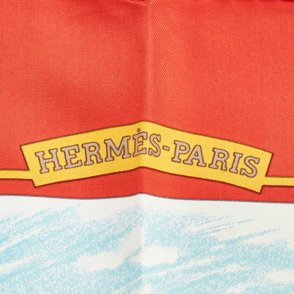 Hermes HERMES Carre 90 Auteuil en Mai May Scarf R… - image 3