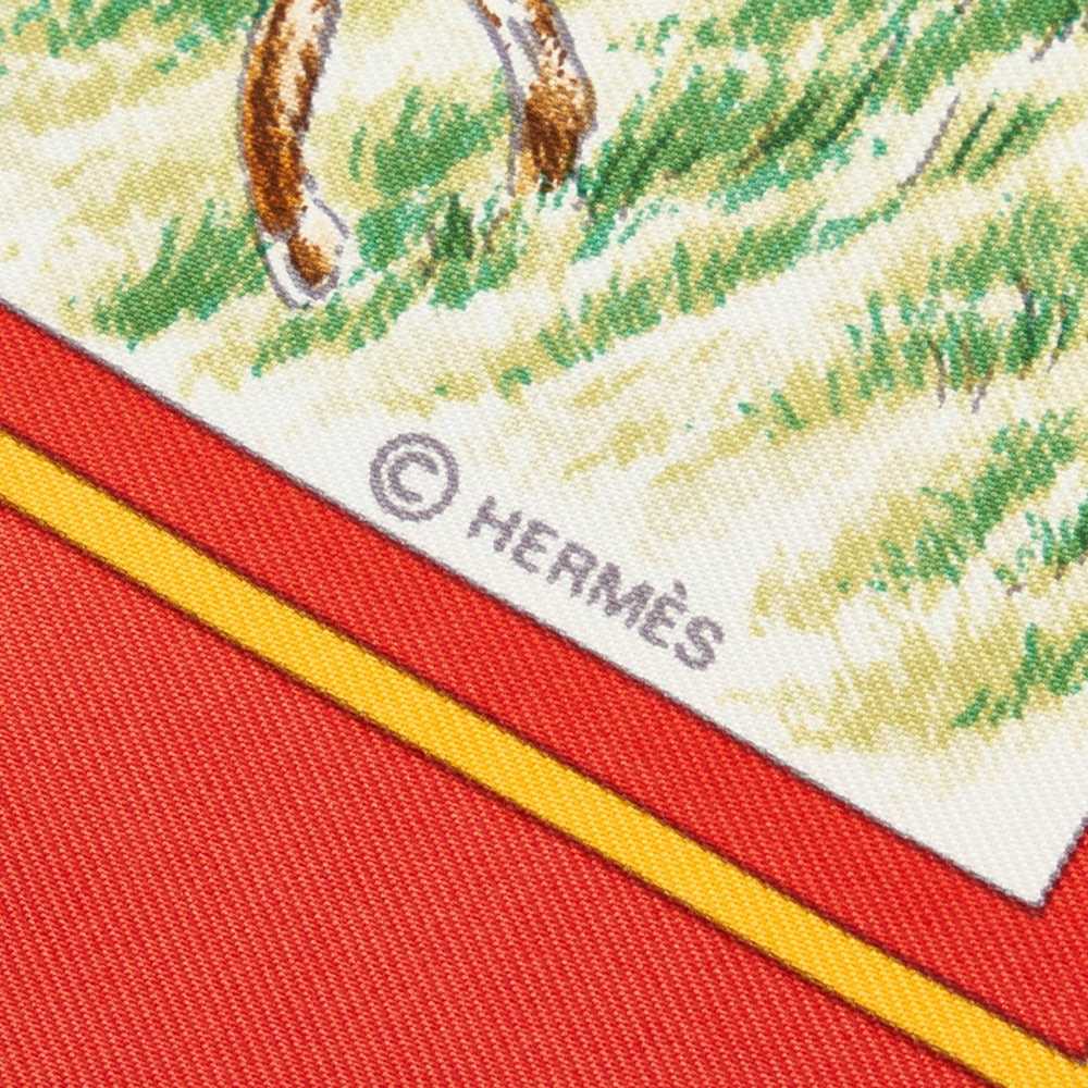 Hermes HERMES Carre 90 Auteuil en Mai May Scarf R… - image 4